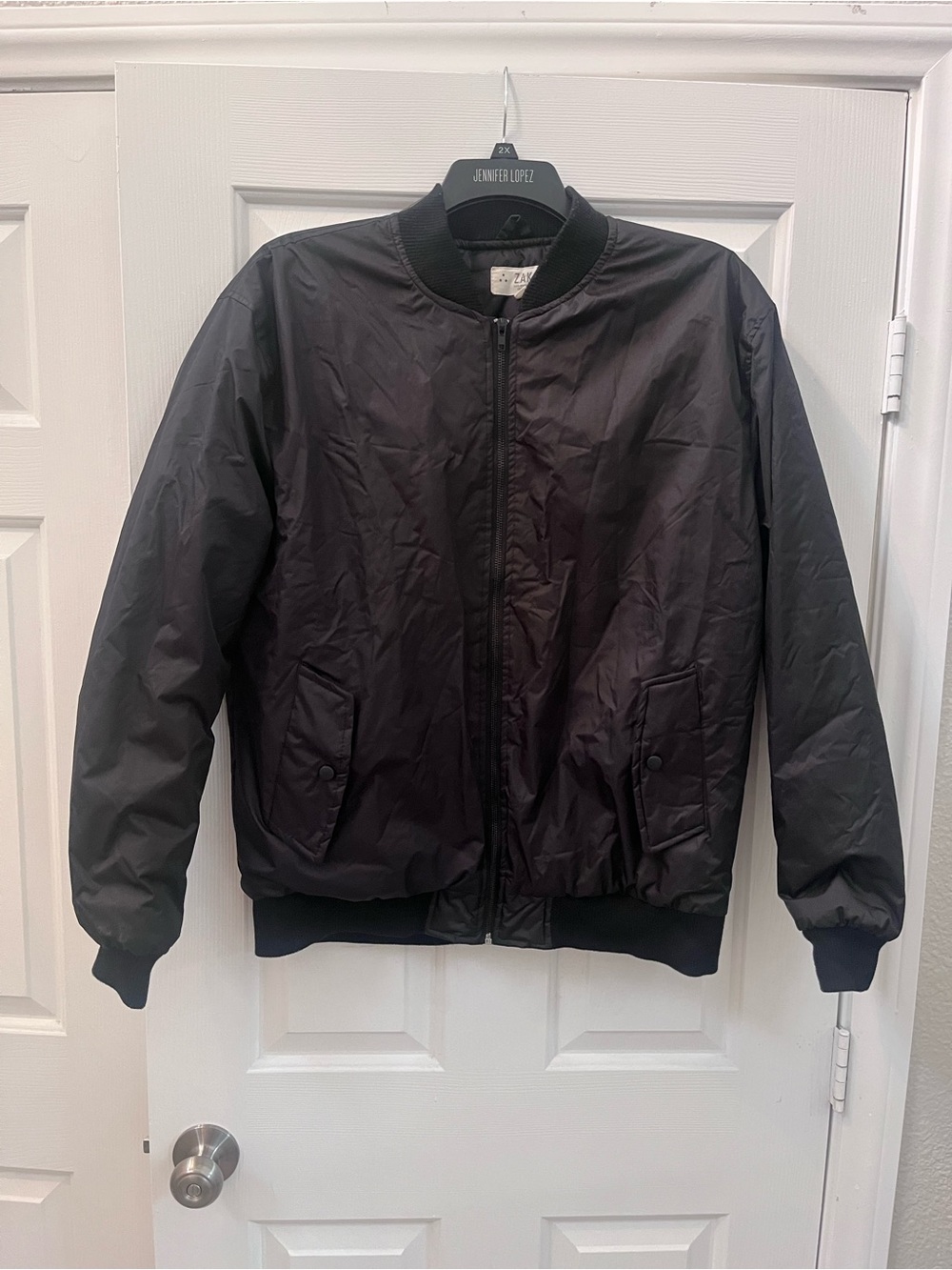 ZAK men’s black bomber jacket